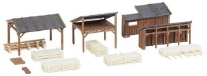 Magazyn drewna, skala N, FALLER 232373
