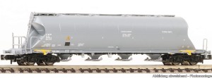 Wagon silosowy typu Uacs-x,  DR, skala N, FLEISCHMANN 6660062