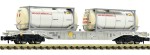 Wagon kontenerowy typu Sgnss, AAE,  skala N, FLEISCHMANN 6660126