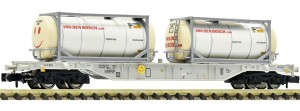 Wagon kontenerowy typu Sgnss, AAE,  skala N, FLEISCHMANN 6660126