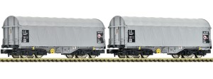 Zestaw 2 wagonów towarowych Shimmns , CD,  skala N, FLEISCHMANN 6660087