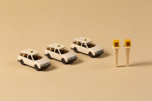 Taxi 3 szt  , skala TT, AUHAGEN 43676