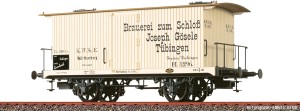 Wagon towarowy kryty "Brauerei zum Schloß Joseph Gösele", K.W. St.E,  skala H0, BRAWA 47731