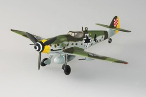 Messerschmitt Bf 109G-10 Kroatien 1945, skala 1:72, Easy Model 37202