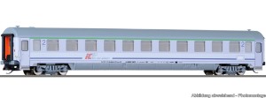 Wagon osobowy IC 2-klasy B11mnouz, PKP, skala TT, TILLIG 16260