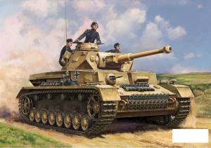 German Pzkpfw IV Ausf.F2 Medium Tank, , skala 1:48, HOBBY BOSS 84840