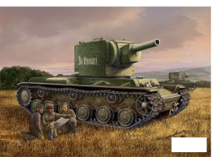 Russian KV-2 Tank , skala 1:48, HOBBY BOSS 84816