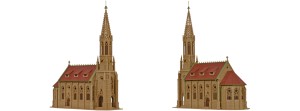 Kościół Stuttgart-Berg, skala N, VOLLMER 47760