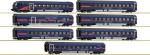 Zestaw 7-wagonów osobowych, ÖBB,  skala N, FLEISCHMANN 6260065