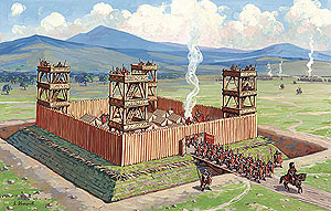 Fort rzymski, skala 1:72, Zvezda 8518