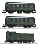 Zestaw 3 wagonów osobowych 2-klasy , DR, skala H0, ROCO 6200130