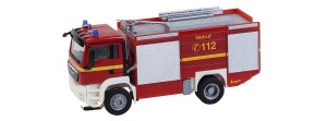 Car System   MAN TGS TLF "Feuerwehr"  (HERPA), skala H0, FALLER 161599