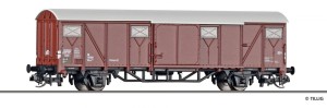 Wagon towarowy kryty typu Gltmms 62 , DB, skala TT, TILLIG 17178
