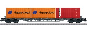 Wagon kontenerowy typu  Sgjs, DB, skala I, MÄRKLIN 58715
