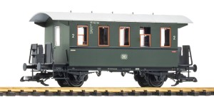Wagon osobowy 2-klasy, DB,  skala G, PIKO 37976