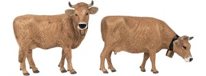 2 krowy brązowe, skala G, POLA 331554