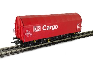 Wagon plandekowy typu Shimmns-tu 718, DB,  skala 0, LENZ 42261-01