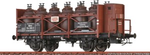 Wagon towarowy do przewozu kwasu typu Z, DRG skala H0, BRAWA 49326