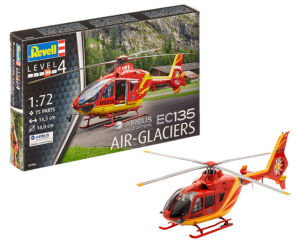Śmigłowiec, Airbus EC-135 AIR-GLACIERS, skala 1:72, REVELL 04986 