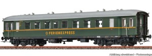 Wagon osobowy  typu C4üpwe  "DER Ferienexpress" , DB,  skala H0, BRAWA 46196