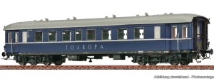 Wagon osobowy  typu C4üpwe  "DER Ferienexpress" , DB,  skala H0, BRAWA 46210