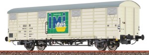 Wagon towarowy typu GÜW Glmms, DR, skala H0, BRAWA 49927