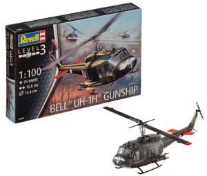 Bell UH-1H Gunship, skala 1:100, REVELL 04983