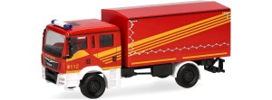 MAN TGM  pojazd wielozadaniowy straży pożarnej  , skala H0 (1:87) , HERPA 098649