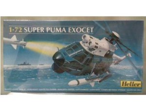Śmigłowiec, Super Puma Exocet, skala 1:72, Heller 80368