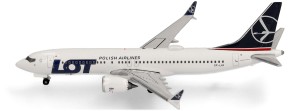 Boeing B737 Max8, LOT Polish Airlines SP-LVA, skala 1:500, HERPA 539098