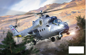 Śmigłowiec Mil Mi-35M Hind-E, skala 1:48, TRUMPETER 05830