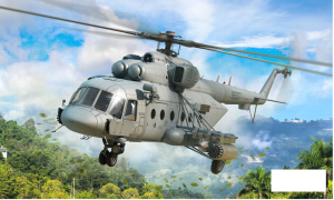 Śmigłowiec Russian Mi-171Sh Hip, skala 1:48, TRUMPETER 05855