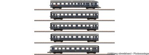 Zestaw 5-wagonów osobowych 1/2-klasy Blauer Enzian, DB, skala Z, MÄRKLIN 87615