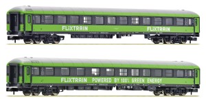 Zestaw 2-wagonów " Flixtrain", skala N, FLEISCHMANN 6260085