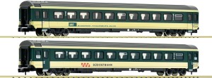 Zestaw 2-wagonów osobowych, SOB,  skala N, FLEISCHMANN 6260095