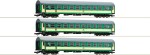 Zestaw 3 wagonów osobowych typu bdnu, PKP, skala H0, ROCO 6200229