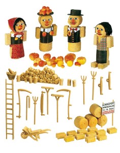 Kukły słomiane, skala H0, Faller 180560