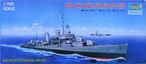 USS The Sullivans, skala 1:700, TRUMPETER 05731
