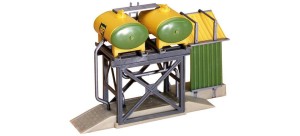 Stacja paliw, skala H0, FALLER 120145