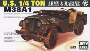 M38A1 US 1/4 ton Utility Truck , skala 1:35, AFV Club 35S17