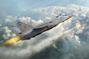 Samolot, Russian MiG-31 Foxhound, skala 1:48, HOBBY BOSS 81753
