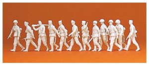 Maszerująca piechota niemiecka 1939-45, skala H0, PREISER 16519