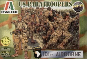 Figurki, US Paratroopers, skala 1:72, Italeri 6063