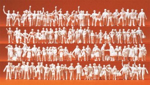 Kolejarze i podróżni, skala H0, PREISER 16325