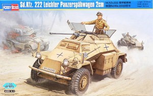 Lekki pojazd panzerny z 2cm działkiem, skala 1:35, HOBBY BOSS 82442