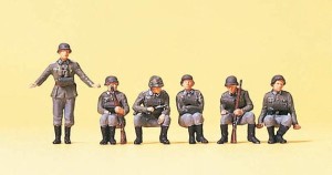 Eskorta pociągu, skala H0, PREISER 16876