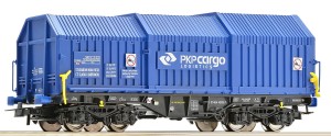 Wagon teleskopowy typu Shimms ,  PKP, skala H0, ROCO 67536