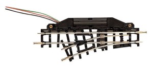 Zwrotnica lewa 24° z nepędem elektr., skala H0e, ROCO 32401