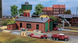 Lokomotywownia 2-stanowiskowa, skala H0, AUHAGEN 11403