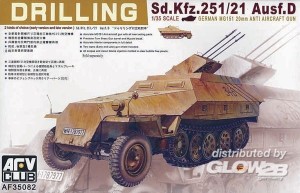 SDKFZ 251/21 DRILLING, skala 1:35, AFV-CLUB 35082